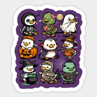 Spooky Ducks Sticker